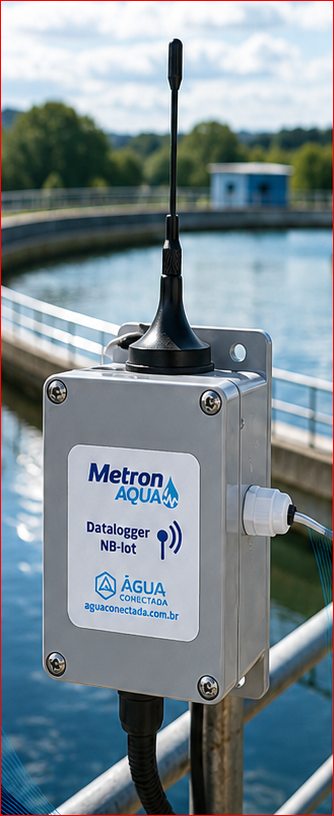 Metron Aqua NB-IoT instalado em campo